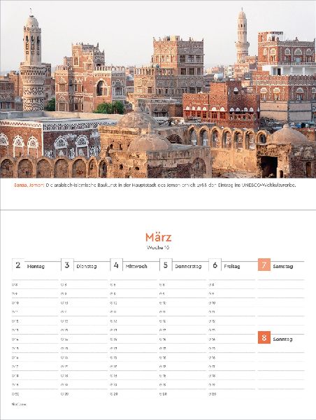 Metropolen - KUNTH Tischkalender 2026