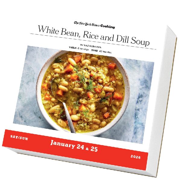 New York Times Cooking Page-A-Day(r) Calendar 2026