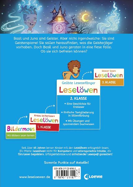 Leselöwen 2. Klasse - Geisterjagd um Mitternacht