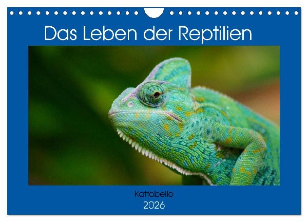 Das Leben der Reptilien (Wandkalender 2026 DIN A4 quer), CALVE...