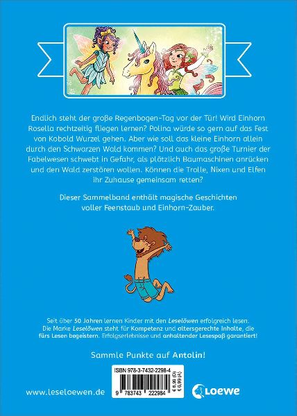 Die schönsten Leselöwen-Geschichten zum ersten Selberlesen - Elfen, Feen und Einhörner