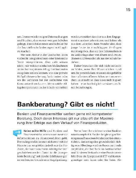 Finanzplaner Berufseinsteiger