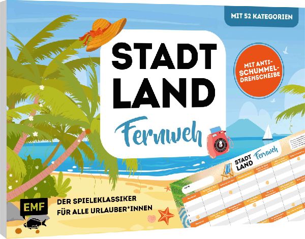 Stadt, Land, Fernweh - Der Spieleklassiker für alle Urlauber*innen