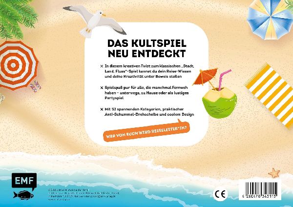 Stadt, Land, Fernweh - Der Spieleklassiker für alle Urlauber*innen