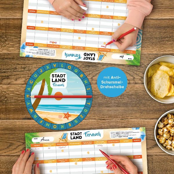 Stadt, Land, Fernweh - Der Spieleklassiker für alle Urlauber*innen