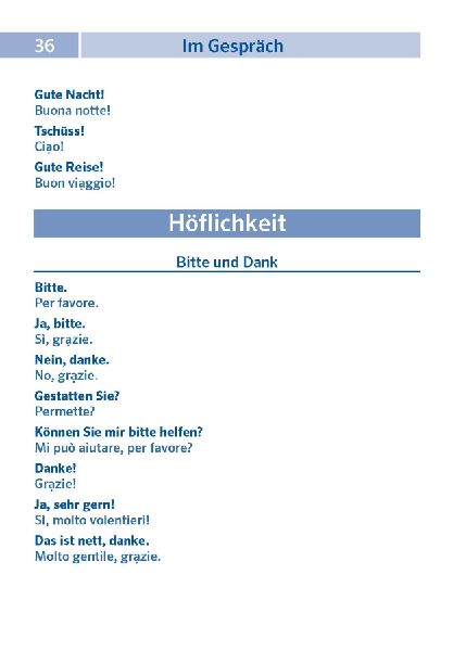 PONS Pocket-Sprachführer Italienisch