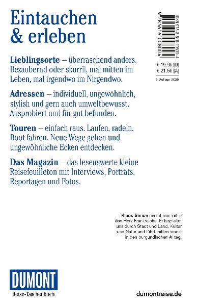 DUMONT Reise-Taschenbuch Reiseführer Burgund