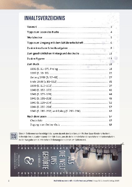 Als die Welt uns gehörte - Schülerarbeitsheft für Deutsch als Zweitsprache