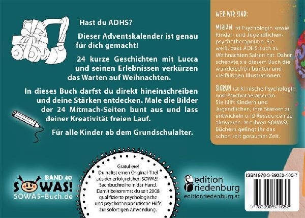 Supergut mit ADHS - Adventskalender: 24 Tage Positive Psychologie, 24 Mitmach-Seiten und viele starke Ideen für das ganze Jahr