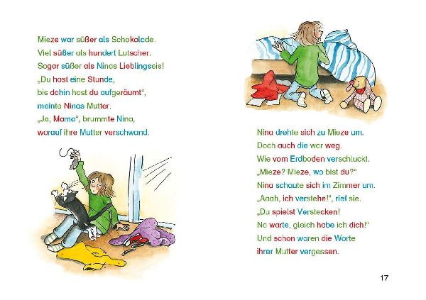 Silbengeschichten zum Lesenlernen - Katzengeschichten