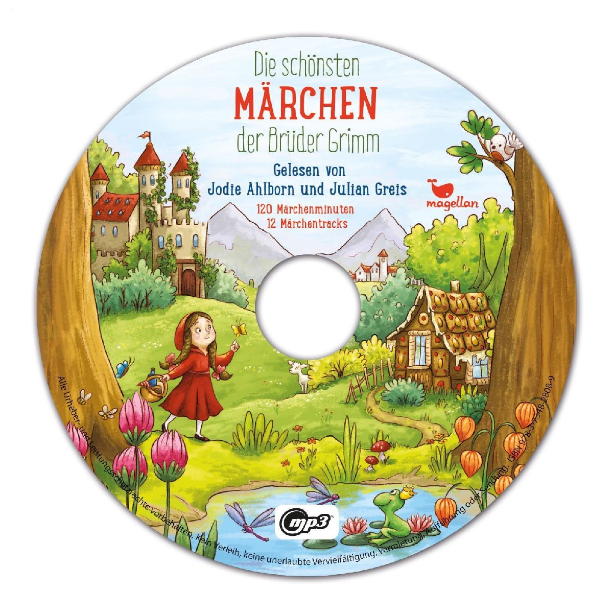 Die schönsten Märchen der Brüder Grimm, mit MP3-CD