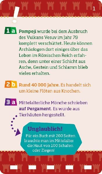 WAS IST WAS Quiz Abenteuer Geschichte