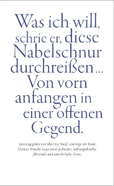 'Du mußt gegen den Wind laufen'