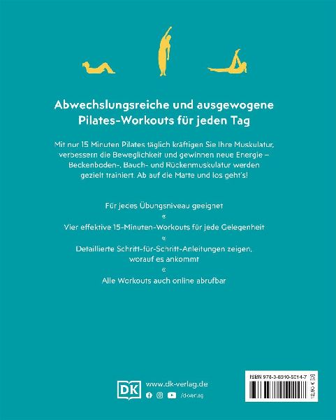 15 Minuten Pilates für jeden Tag