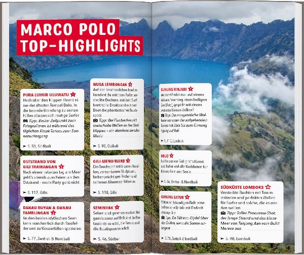 MARCO POLO Reiseführer Bali, Lombok, Gilis