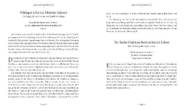 Sagen und Legenden aus dem alten Trier