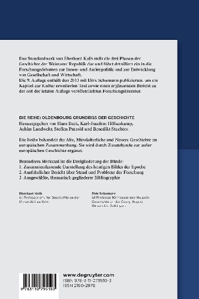 Die Weimarer Republik