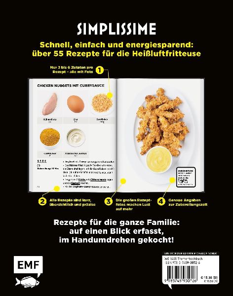 Simplissime - Das einfachste Kochbuch der Welt: Airfryer