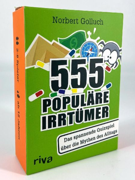 555 populäre Irrtümer - Das spannende Quizspiel rund um die Mythen des Alltags