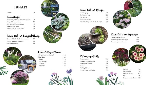 Keine Zeit zu Gärtnern - Blumenparadies mit wenig Aufwand