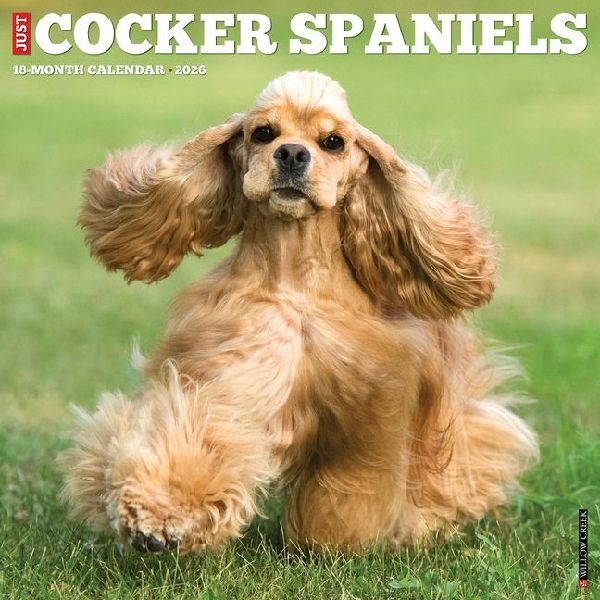 Cocker Spaniels 2026 Wall Calendar