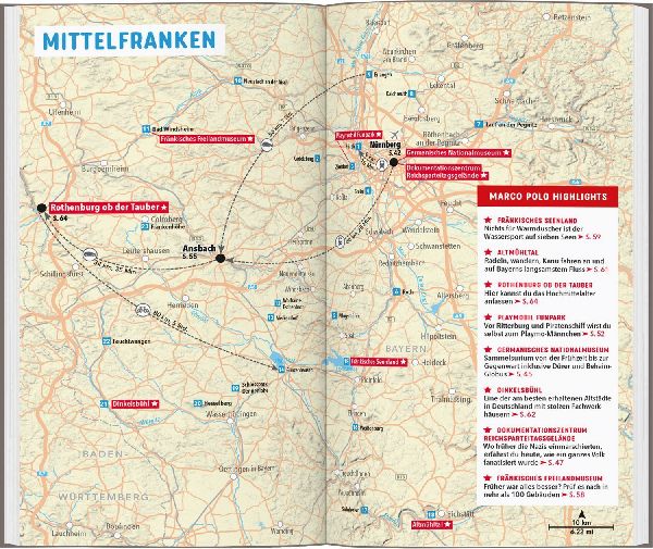 MARCO POLO Reiseführer Franken, Nürnberg, Würzburg, Bamberg
