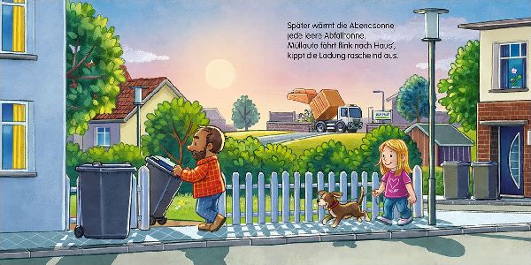 Gute Nacht, kleines Müllauto!