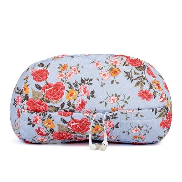 Bookcouch Roses - Blumenmotiv hellblau - Lesekissen für Bücher und Tablets - Buchständer - Tablethalter - Lesehillfe - Deutsche Ausgabe