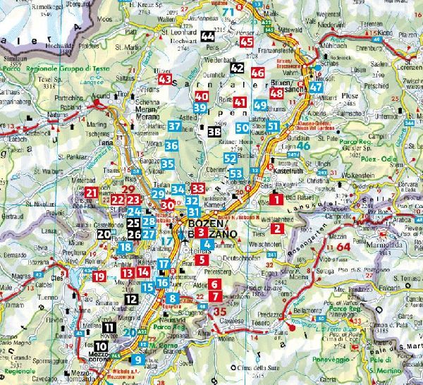 ROTHER Wanderführer Bozen - Kaltern