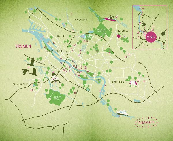 Grüne Glücksorte in Bremen