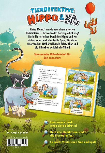Tierdetektive Hippo & Ka - Wer hat das Katzengold stibitzt?