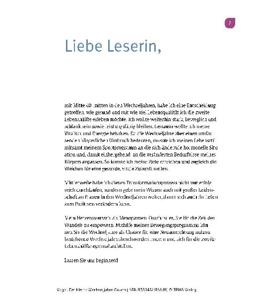 Der kleine Wechseljahre-Coach