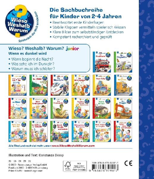 Wieso? Weshalb? Warum? junior, Band 28: Wenn es dunkel wird