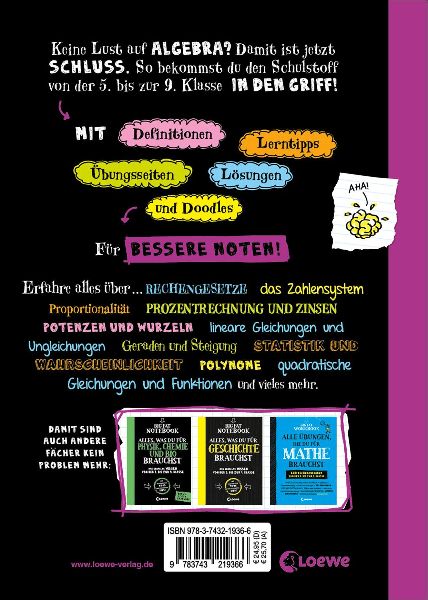 Big Fat Notebook - Alles, was du für Algebra brauchst