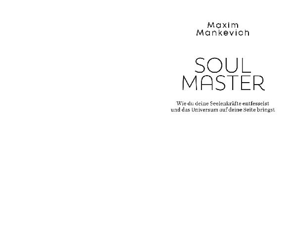 Soul Master  - SPIEGEL-Bestseller #1