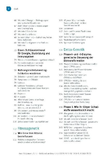 Gene - Schlüssel zur Gesundheit