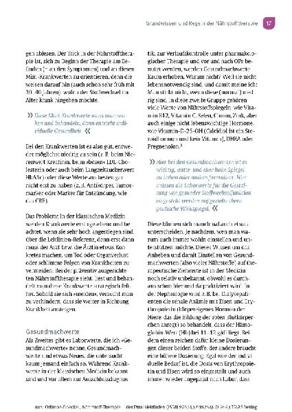 Nährstoff-Therapie - Der Praxisleitfaden