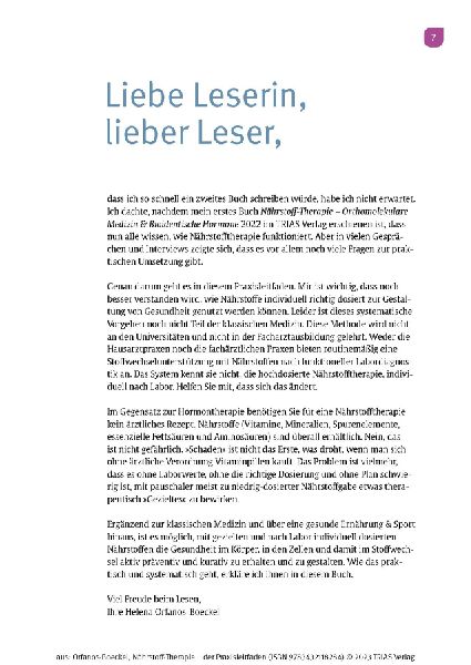 Nährstoff-Therapie - Der Praxisleitfaden