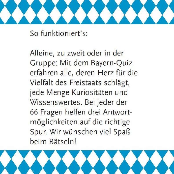 Das Bayern-Quiz (Neuauflage)