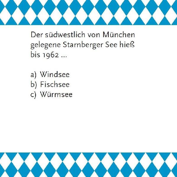 Das Bayern-Quiz (Neuauflage)