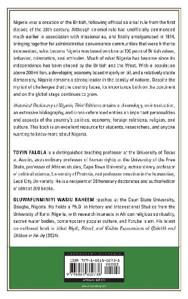 Historical Dictionary of Nigeria