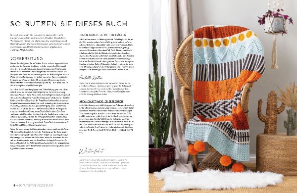 Mix & Match Farbenfrohe Decken häkeln