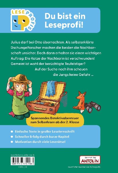 Leseprofis - Tigerjagd um Mitternacht, 2. Klasse