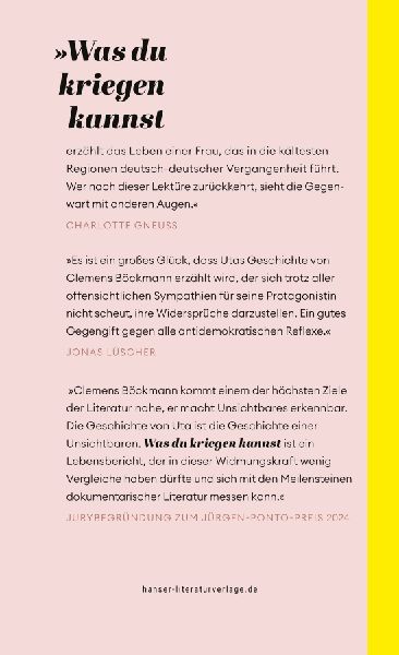 Was du kriegen kannst