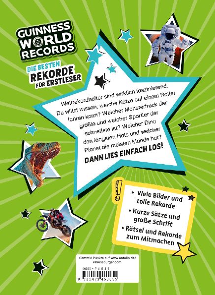 Guinness World Records für Erstleser - Die besten Rekorde für Erstleser