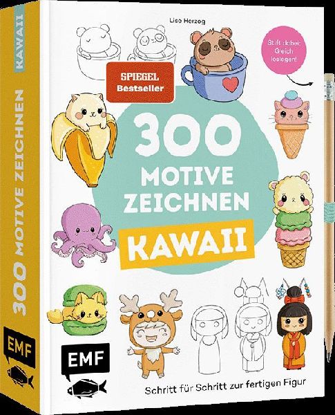300 Motive zeichnen - Kawaii