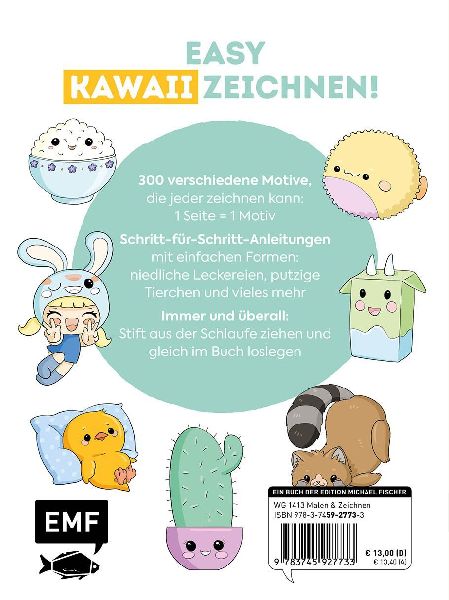 300 Motive zeichnen - Kawaii