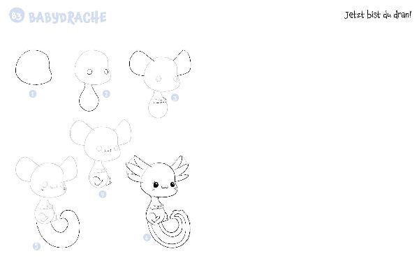 300 Motive zeichnen - Kawaii