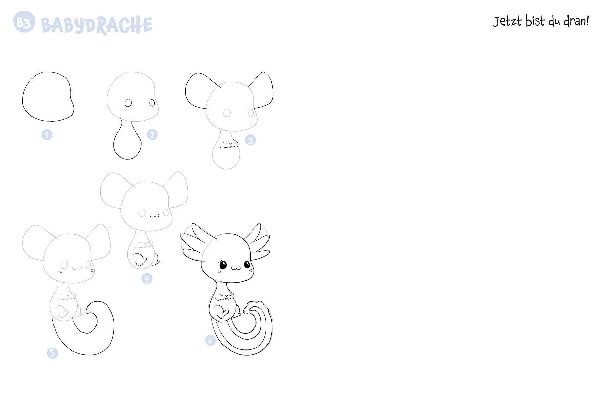 300 Motive zeichnen - Kawaii