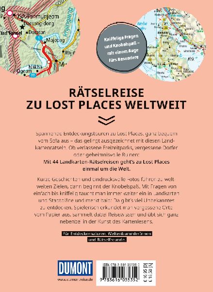 Landkarten-Rätselreise Lost Places weltweit